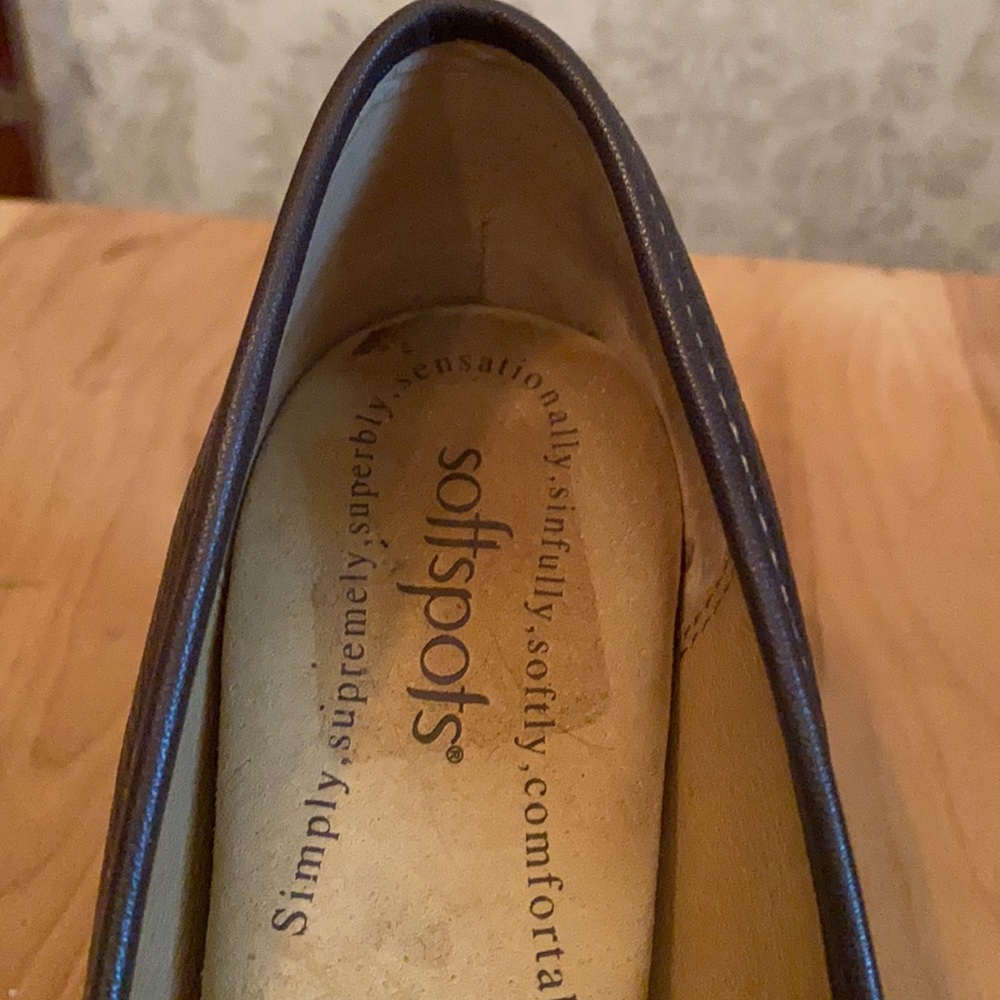 Softspots Brown High Heel Shoe, Size: 8 - Picture 10 of 12